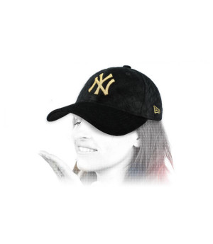 casquette femme NY noir Casquette Wmns Winter Pack NY 9Forty black gold